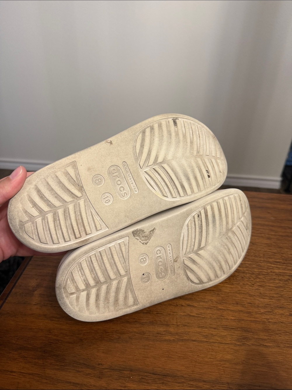 CROCS Dylan Slide Clog in Stucco (cream/off white) - Picture 6 of 6